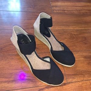 Black Healed Sandals